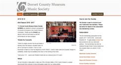 Desktop Screenshot of dorset-county-museum-music-society.org.uk